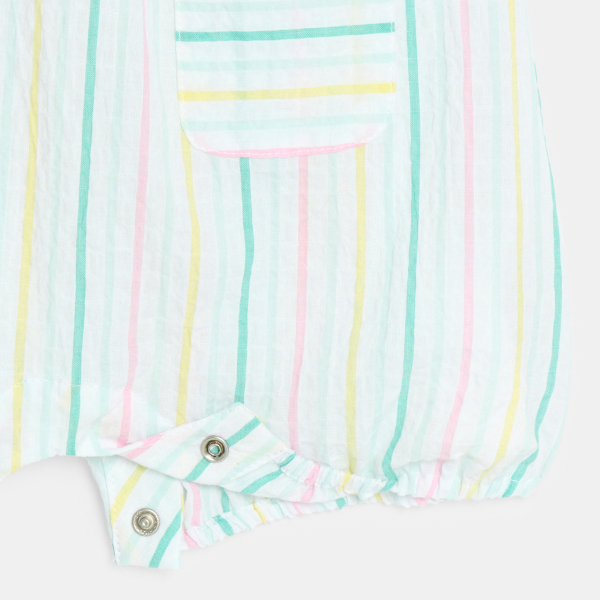 أفرول مخطط متعدد الألوان للطفلة